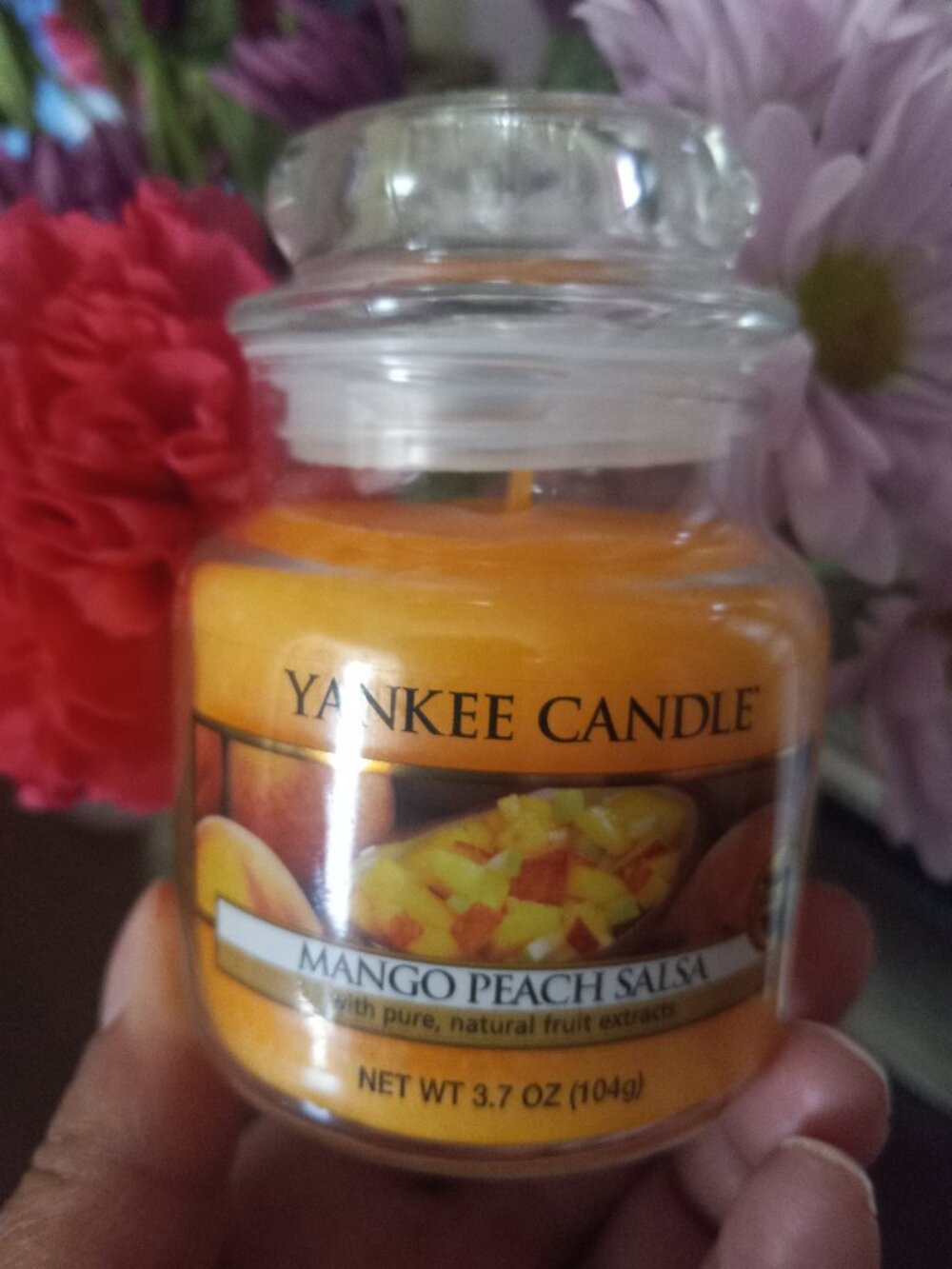 Vintage Yankee Candled Mango Peach Salsa NWT